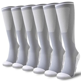 Niorasen Compression Socks for Women, 3 Pairs Flight Socks for Men (20-30mmHg), Travel Socks, Compression Stockings Fit Running, Football, Flying, Medical, Prevent Varicose Veins, Promote Circulation