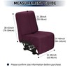 PureFit Additional Seat Cover for Reclining Couch Covers, Super Stretch