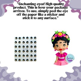 138-5: 36 Pcs (18 Pairs) 3D Resin Wiggle & Googly Eyes 5mm - Brown – Self-Adhesive for DIY Crafts, Clay, Felt, EVA, Polymer Clay, Sculptures, Cold Porcelain, Amigurumi, Scrapbooking & DIY Projects