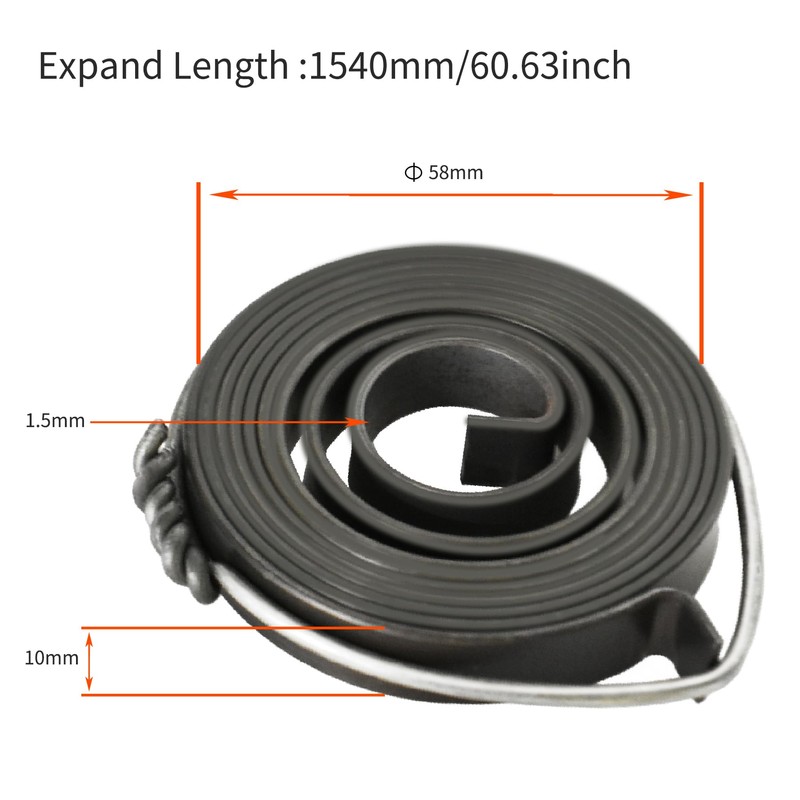 FOCMKEAS Drill Press Return Spring,Drill Press, Quill Springs,Feed Return Coil