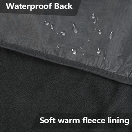 Catalonia Waterproof Stadium Blanket, Windproof Wearable Poncho for Football Sideline & Sports Events for Fans, Portable, Durable Outdoor Blanket for Camping & Tailgating