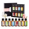 iHOGCO Kit De 8 Aceites Esenciales Aromaterapia 100% Puro 10ml
