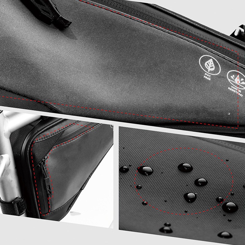 Bicycle Triangle Frame Bag Waterproof Bike Triangle Saddle Frame Pouch
