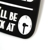 Open Closed Sign Be Right Back with Suction Cup, Vintage