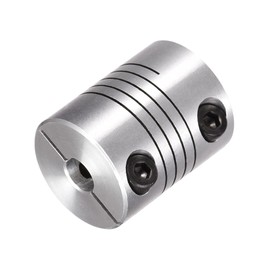 sourcing map Motor Shaft Replacement 6 mm to 6 mm Angled Beam Coupling 20 mm Diameter 25 mm Length Pack of 2