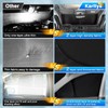 Karltys Foldable Windshield Sun Shade for 2022-2025 Rivian R1T, 3-Pack