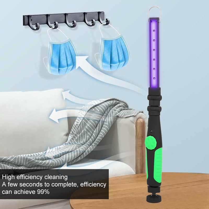 ABS Rotation Switch UV Cleaning Portable LED Rechargeable Ultraviolet Light
