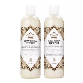 Nubian Heritage Raw Shea Butter Body Wash Pack of 2 Sulfate Free Paraben Free