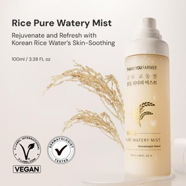 THANKYOU FARMER Rice Pure Watery Mist 3.38 Fl oz