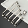 Amerdeco 10-Pack Brushed Satin Nickel Cabinet Hardware: 7 Inch(178mm) Hole