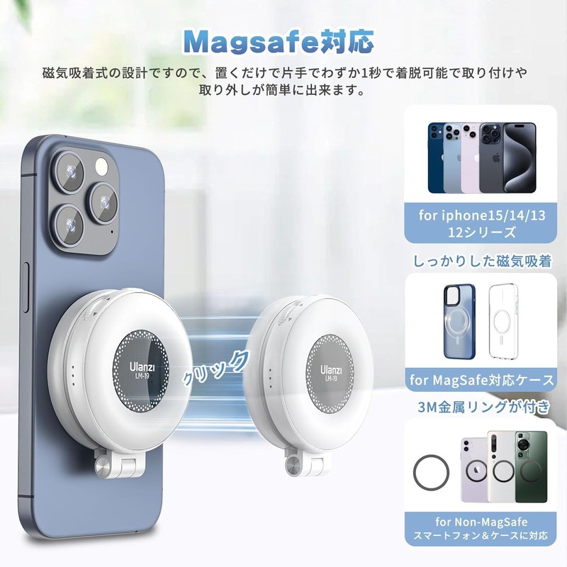 Ulanzi VL82 Magsafe LED Light (White)