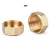 Brass Cap 3/4 Inch Female Thread, nutmanel Brass Blanking Plug