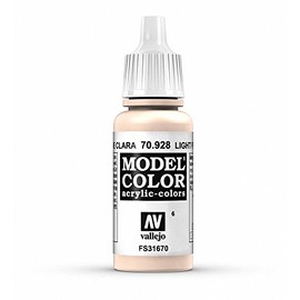Vallejo VJ70928 Model Color 17 ml Acrylic Paint - Light Flesh