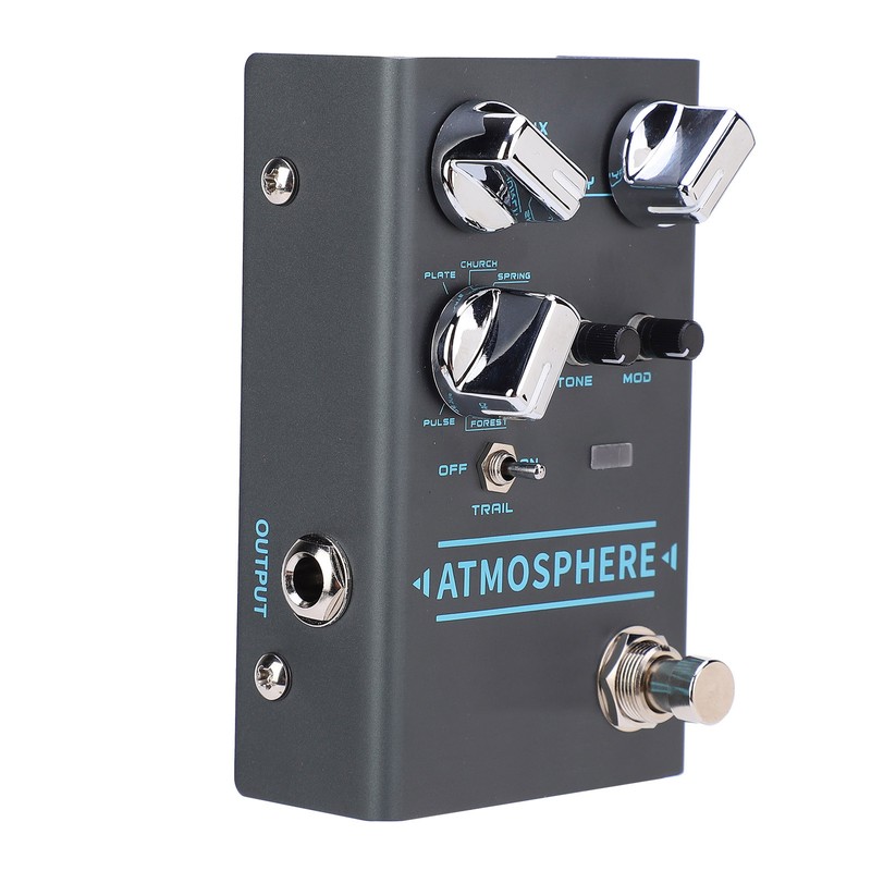 Reverb Effect Pedal Guitar 9 Digital Ambiance Bypass Musical Instrument