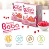 J WAY Bursting Popping Strawberry Boba Pearls, Strawberry Syrup, Non-Dairy,