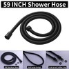 AYIVG Matte Black Finish Round Brass 2 In 1 Function