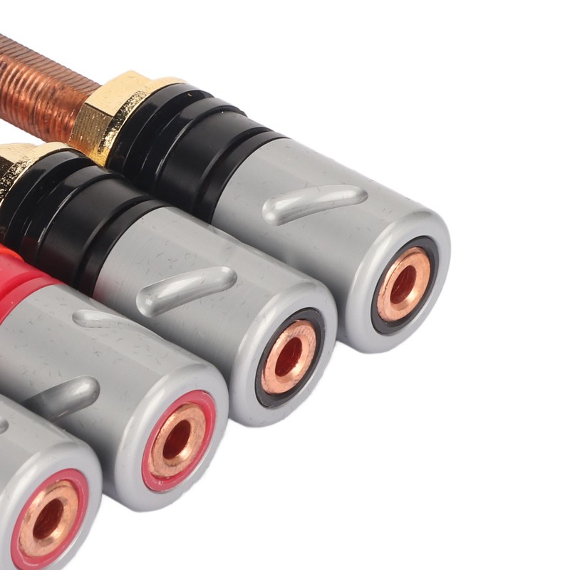 4pc Speaker Banana Plugs Connector Professional 4mm Pure Copper Heavy