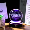 Kertari 3D Universe K9 Crystal Ball Solar System Model Birthday