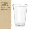 Signature Packaging - Disposable Plastic Party Cups - 330ml Half