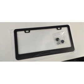 Gearhead Frames Black on Black Cybertruck Silhouette Black Metal License Plate Frame Holder