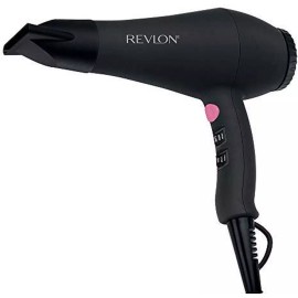 Revlon Secadora Cabello Revlon 1875w Rvdr5251  Smooth Brilliance 2 Velocidades Cool Shot Negra 110v