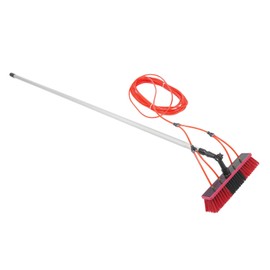 HinLIaDa 26 Ft Water Fed Pole Kit, Water Fed Brush, Outdoor Tall Window Cleaner Car Glass Solar Panel Cleaning System, Cleaning Brush Tool Extendable Pole Kit Washer Duster Washing Tool
