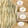 Sukh 4 PCS Rabbit Grass Mats - Natural Hay Woven