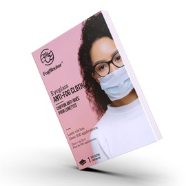 FogBlocker Anti-Fog Cloth, Anti-Fog wipe, Eyeglass Anti-Fog Cloth, Anti-Fog Dry Cloth, Lasts +24 hours, Over 500 applications