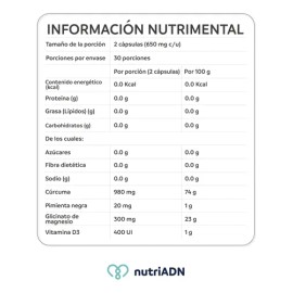 Curcuma Suplemento Endo Support Colicos 60 Capsulas