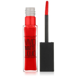 Maybelline Color Sensational Vivid Matte Liquid Lipstick, 35 Rebel Red