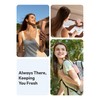 Aecooly Slim Portable Fan with Mirror, Thin Handheld Fan, USB