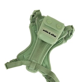 No Pull Adjustable Dog Harness - Water Resistant & Easy to Clean with Control Handle and Pocket Attached. (Size Small)