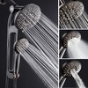 AQUABAR High-Pressure 48-mode 3-way Shower Spa Combo with Adjustable 18"
