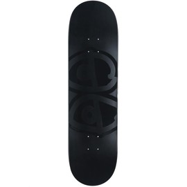 Krooked Eyes Skateboard Deck - Black - 8.50"