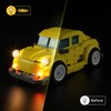 YEABRICKS LED Light for 10338 Icons Bumblebee Building Blocks Model