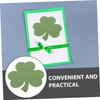 KONTONTY 1set Leaf Shaped Paper Cutouts for DIY Crafting Shamrock