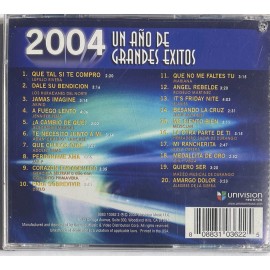 2004 un Ano de Grandes Exitos by Various Artists (CD, Feb-2005, Univision...