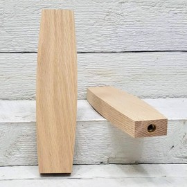 Beer Tap Handle Blanks for Custom Personalization Laser Engraving, Solid Wood (Barrel Stave)