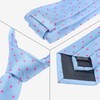 Elerevyo Men's Polka Dots Tie Self-Tied Necktie Woven Classic Width