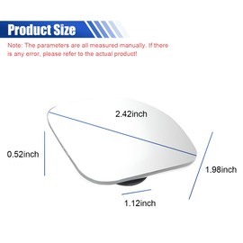 2PCS Car Blind Spot Mirrors, Adjustable HD Sector Automotive Rear View Mirror, Frameless Wide Angle Convex Mirror, Universal Vehicle Auxiliary Mirrors for Cars, Trucks, SUVs (Sector)