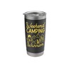 Weekend Camping Warrior Tent Minimalistic Stainless Steel Insulated Tumbler