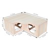 Tolenre Hamster Wooden House, Wooden Hamster House, Hamster House, Hamster