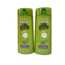 GARNIER 2 pk - Garnier Fructis Curl Nourish Sulfate-Free Shampoo - 22 oz