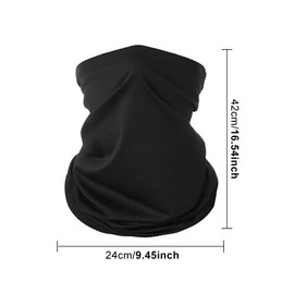 2PCS Bandana Neck Gaiters, Multifunctional Headwear, Elastic Face Shield, Windproof Face Mask, Headband Snood UV Resistant for Outdoors Sports Cycling Hiking