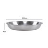 Xyskin Stainless Steel Serving Dinner Plates Tableware, Round Serving Platter