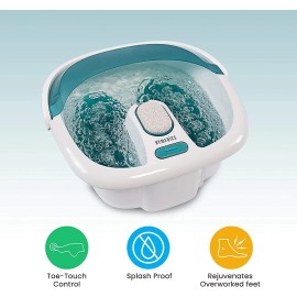 Homedics Bubble Spa Elite Footbath with Massage Jets Pedicure Center and Heat Boost