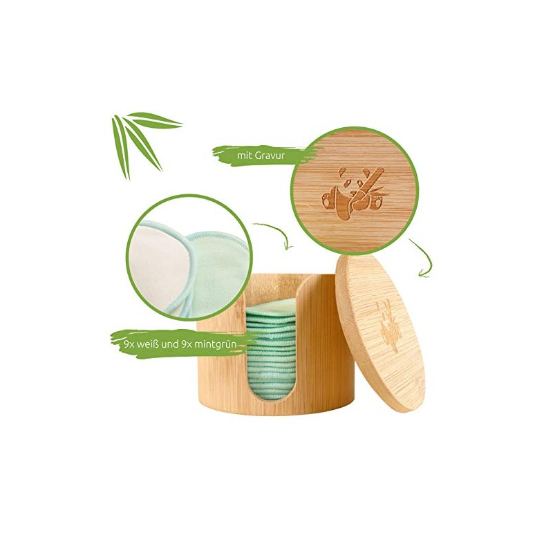 ATEMA Reusable and Washable Remover Pads | Made of Organic