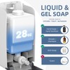 interhasa! Soap Dispenser Wall Mount Refillable 28oz Hand Sanitizer Dispenser
