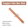 HWYEE 1Pcs 1/8" x 1" x 12" C110 Copper Flat