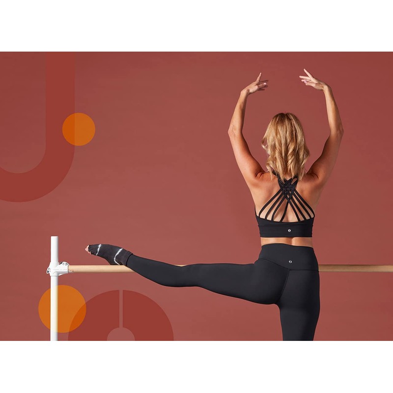 toesox Non-Slip Ankle Half Toe Grip Socks - Women's Pilates